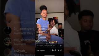 Nia and Chrisgonecrazy on live🥰 Nia sits on Chris Lap🤭 [upl. by Ring]