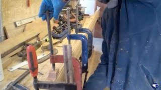 Making a boom  gaff spar  Part 3 [upl. by Eednil]