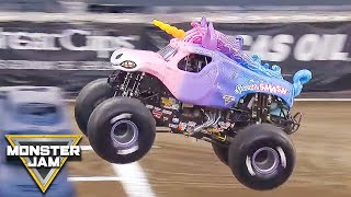 The Sparkle Smash Stunt  World Finals XXIII 2024  Monster Jam [upl. by Tibold290]