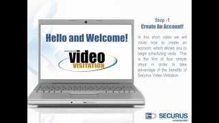 Securus Video Visitation Step 1 Create An Account [upl. by Service]