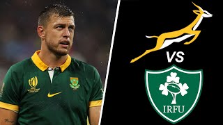 SPRINGBOKS BEAT THE IRISH SPRINGBOKS vs IRELAND 1st Test Review [upl. by Ferne]