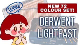 Derwent Lightfast 72 Coloured Pencils  Review [upl. by Asuncion]