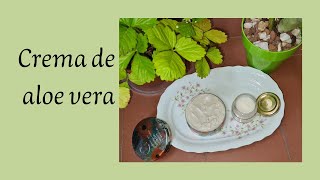 Como hacer una CREMA CON ALOE VERA  COSMETICA CASERA Y NATURAL  2 FORMAS DE HACER CREMA CON ALOE [upl. by Adnilg547]