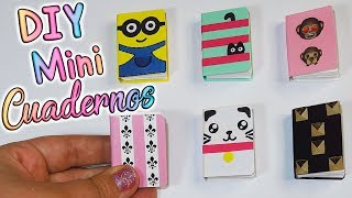 📖 DIY 6 Mini CuadernosLibretas  Manualidades Fáciles📖 [upl. by Riatsala]