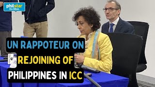 UN rapporteur Irene Khan on how important it is for the Philippines to rejoin the ICC [upl. by Zanlog]