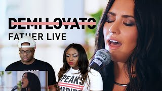 DEMI LOVATO  FATHER LIVE  Couple Reacts [upl. by Dong786]