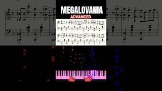 Megalovania  Undertale  Advanced Piano Tutorial Full video in description [upl. by Blunk]