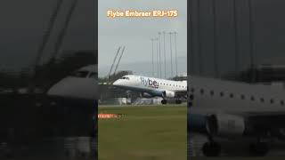 Flybe Embraer ERJ175 Arr  Manchester airport aviation aircraft airlines pilot crew [upl. by Delanty728]