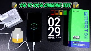 Infinix Smart 8 HD Charging Test  0 to 100 Charging Test with 10W Box Charger  HINDI [upl. by Dyanna]