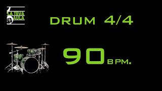 90 BPM  44 DRUM TRACK  ROCK [upl. by Siradal267]