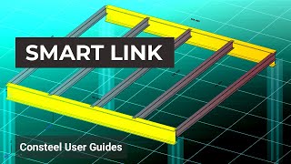 How to use the new Smart Link feature in Consteel 14  Consteel User Guides [upl. by Serrell]