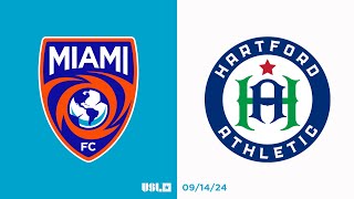 Miami FC vs Hartford Athletic  Game Highlights [upl. by Ahsakat]