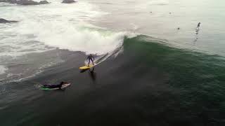 Surfistas en Matanzas Chile 4K [upl. by Eittocs]