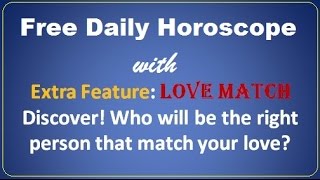 Free Daily Horoscope for Today  Your Zodiac Sign Daily Prediction [upl. by Avihs]