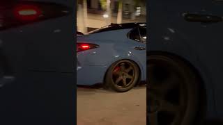 Toyota Camry cavalry blue low airsuspension love lifestyle build mods mods aftermarket [upl. by Clein]