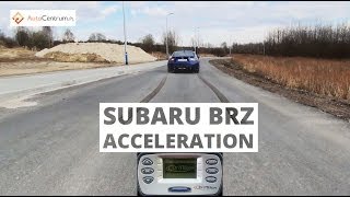 Subaru BRZ 20 Boxer 200 PS  acceleration 0100 kmh [upl. by Uriiah]