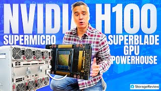 NVIDIA H100 GPU Extravaganza with Supermicro SuperBlade [upl. by Laup]