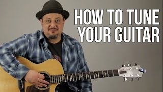 How to Tune Your Guitar For Beginners [upl. by Margherita]