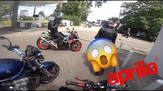 Test Aprilia Tuono V4 NIMPORTE QUOI  😨 [upl. by Aniretake]