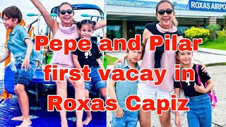 Pepe at Pilar Roxas unang pagkakataon na nagbakasyon sa Capiz with mom Korina Sanchez Roxas [upl. by Farl]