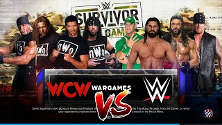 WWE VS WCW WARGAMES MATCH [upl. by Oinotnanauj661]