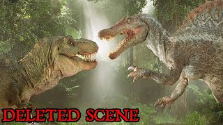 T Rex vs Spinosaurus Jurassic Park 3 ExtendedDeleted Scene [upl. by Akiria]