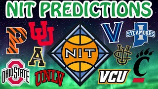 FULL March Madness NIT Tournament 2024 Bracket Predictions [upl. by Davita16]