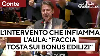 Conte sui bonus edilizi quotVi parlate nel governo Se li usate voi vanno bene e gli italiani noquot [upl. by Salome420]