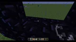 Minecraft  How to build and activate a Nether Gate Portal [upl. by Hamal]