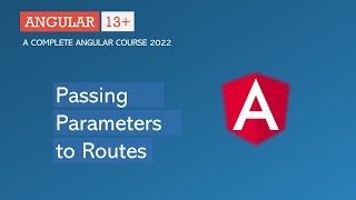 Passing Parameters to Route  Angular Routing  Angular 13 [upl. by Aicerg]