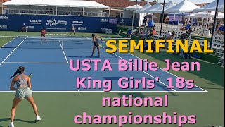 USTA girls 18 national championships 🔥 FakihCenter vs OsuigweLyengar 🎾 USTA tennis 2024 🔥 [upl. by Rabelais593]