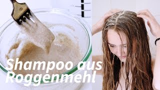 Haare 10 Tage fettfrei mit Roggenmehl  Minimalismus im Badezimmer  No Poo [upl. by Elletnohs338]