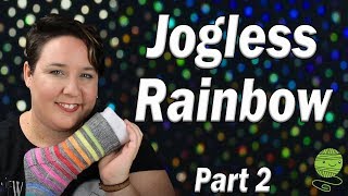 Rainbow Socks Knit Along 🌈 Learning How to do Colour Changing and Jogless Stripes with Fiberific [upl. by Dwayne]