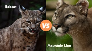 Bobcat Vs Mountain Lion w Examples [upl. by Gambrell]