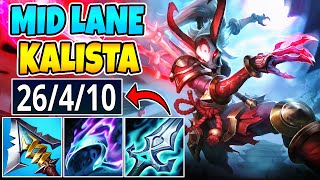 FULL BURST KALISTA MID LANE IS BROKEN 71000 DAMAGE  League of Legends [upl. by Arimaj881]