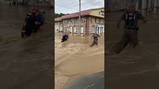 Jefferson Co Sheriff’s Office and Newport Fire Department rescue man from flood waters last Friday [upl. by Kristan735]