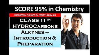 Hydrocarbons  AlkynesIntroduction amp Preparation of Part 8 [upl. by Imit]