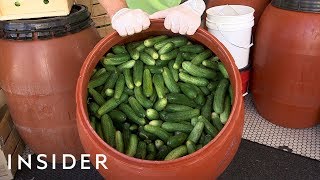 We Tried Pickled Everything At One Of New York Citys Last Remaining Pickle Shops [upl. by Ekal]