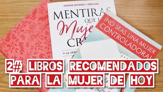 2 Libros RECOMENDADOS para la MUJER CRISTIANA  Libros CRISTIANOS Ministerio AVIVANUESTROSCORAZONES [upl. by Imtiaz629]