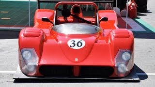 Ferrari 333 SP  Start Up Revs Flybys [upl. by Ahseyn]