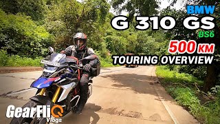 BMW G 310 GS  500 KM Touring Video in Hindi  GearFliQ Vlogs [upl. by Assiar]