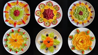 Top 6 Fruits Decoration Ideas  Super Fruits Decoration  Fruit curving amp cutting Tricks Fruits Art [upl. by Ronen691]