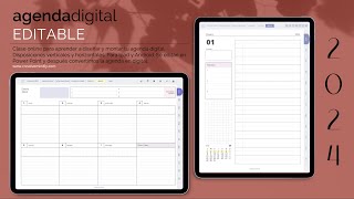 Cómo diseñar tu agenda digital 2024 para Ipad y Android [upl. by Oremoh]