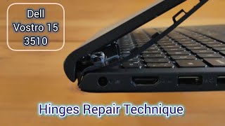 DELL VOSTRO 15 3510  HINGES REPAIR IN CHEAPEST WAY Dell [upl. by Helgeson]