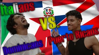 ITALIANS VS DOMINICANS AND PUERTO RICANS  Walkntalk 3 [upl. by Alden]