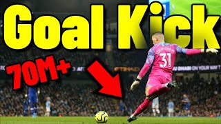 Take Goal Kicks Like A Pro  How To Kick The Ball Far  Goalkeeper Tips amp Drills  Longball Tutorial [upl. by Hardden902]