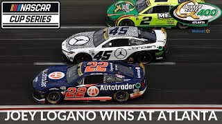 Joey Logano Wins At Atlanta [upl. by Lonnie]