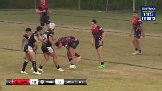 U16 Div 1 MOTR Highlights  Round 13  Bankstown Bulls v Wentworthville United [upl. by Haidebej]