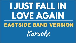 I JUST FALL IN LOVE AGAIN ANNE MURRAY  EASTSIDE BAND  KARAOKE INSTRUMENTAL [upl. by Ardeha]