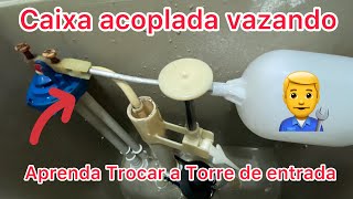 Caixa acoplada vazando 👷 Troca do Kit completo [upl. by Sirenay366]